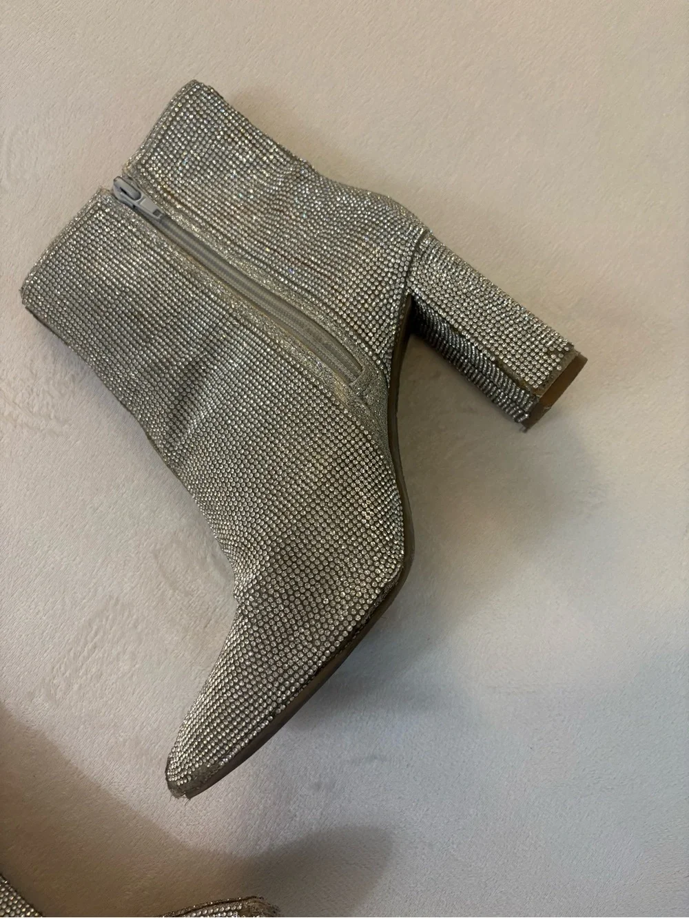 INC rhinestone ankle boots - Picture 3 of 7